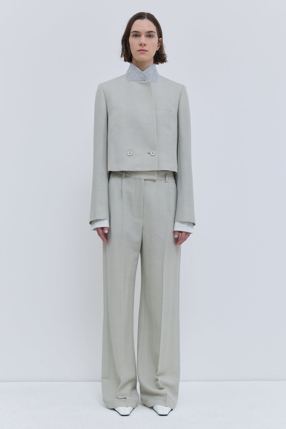 Javas Cropped Tailored Jacket