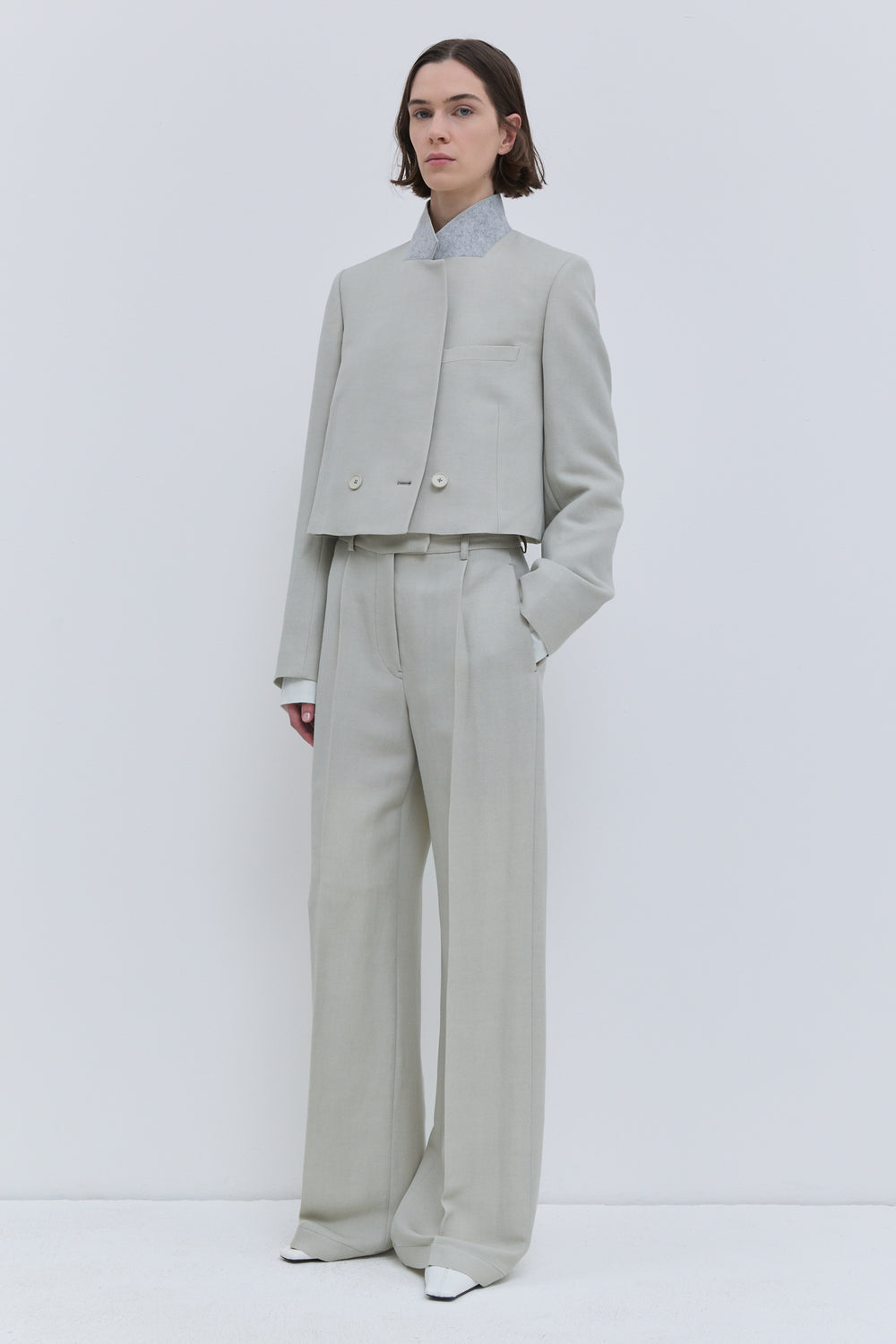 Javas Cropped Tailored Jacket
