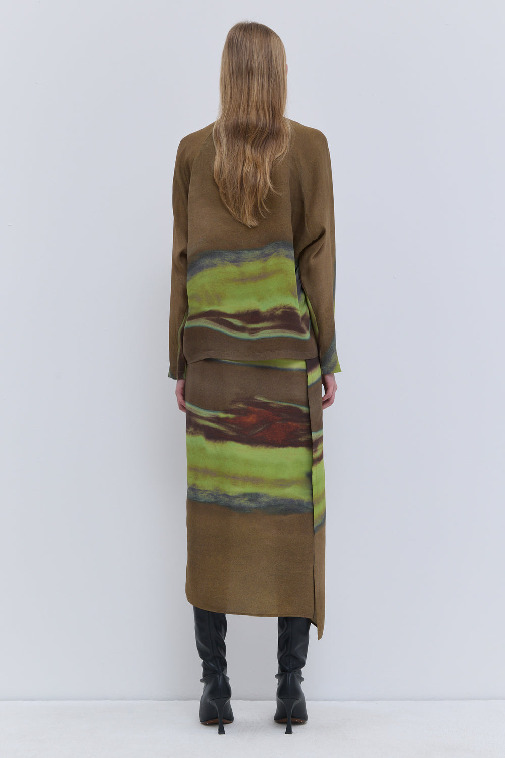 Tavax Silk Batwing Sleeve Top