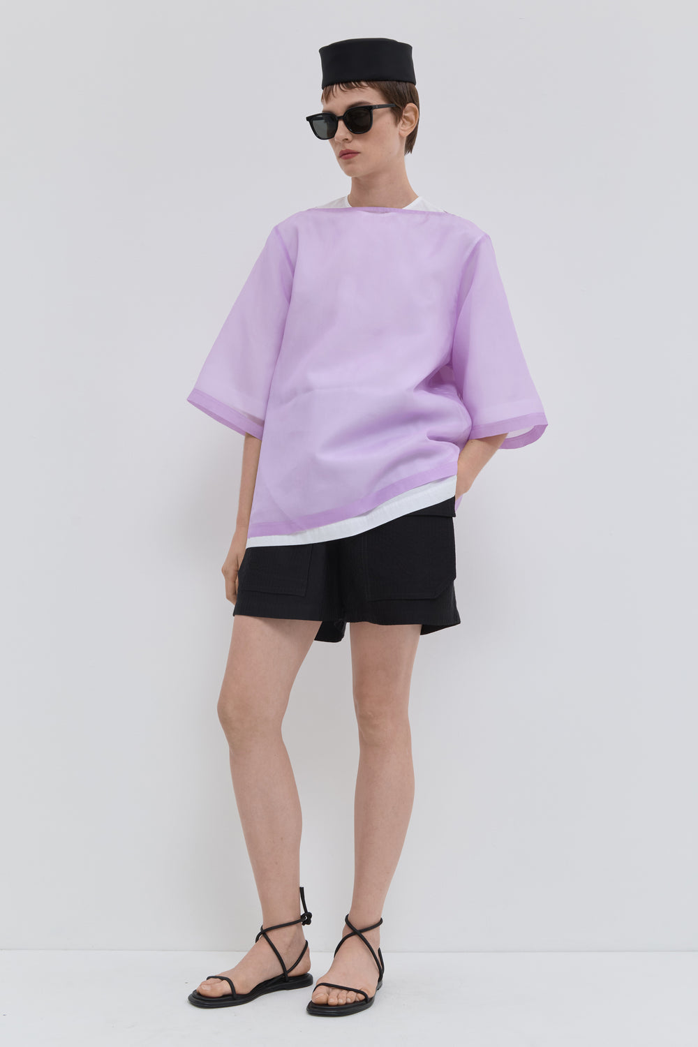 Tuli Silk Organza Top
